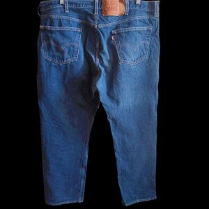 44x34 Tag Vintage Mens Levi's 501 Jeans 42x32 90's Buttonfly Perfect Fade Denim
